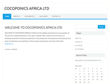 Tablet Screenshot of coconafrica.com